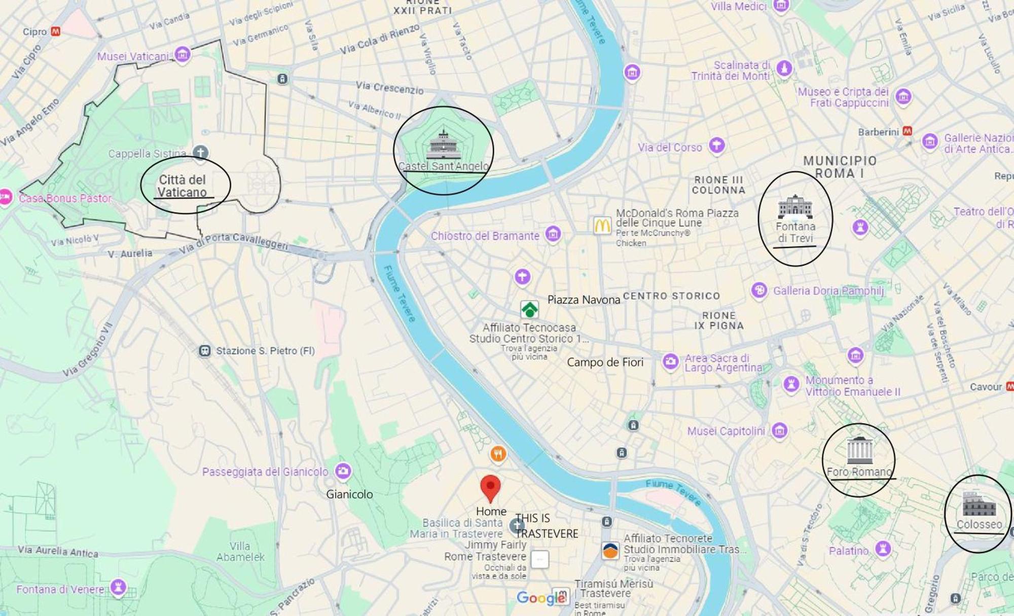 Il Rifugio Di Trastevere Appartamento